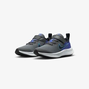 Size 1Y-Nike Star Runner 3 PS “Grey Blue” Kids Shoes Da2777 012 No Lid
